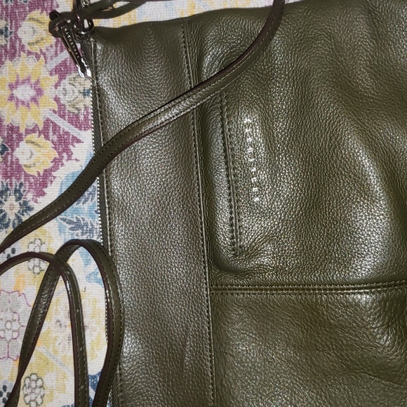 SANCTUARY LEATHER PURSE MILITARY  GREEN - Picture 2 of 6